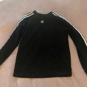 Adidas Women’s 3 striped crewneck sweatshirt